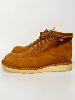 Danner 31660 Bull Run Lux Sunstone Work Moc Toe Boots Mens 9.5 D